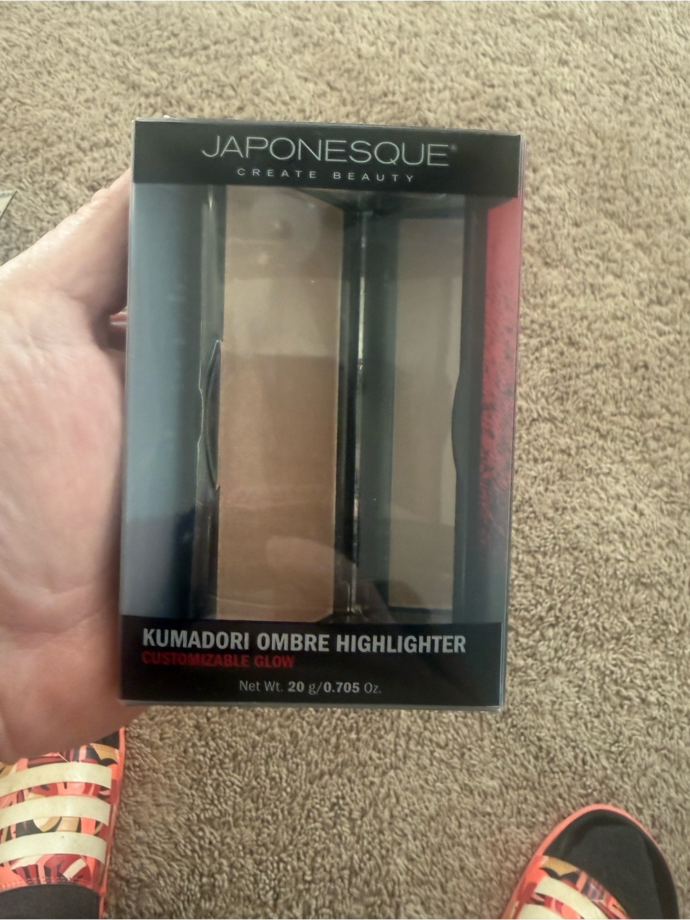 Japonesque Kumadori Ombre Highlighter — Brown Glow